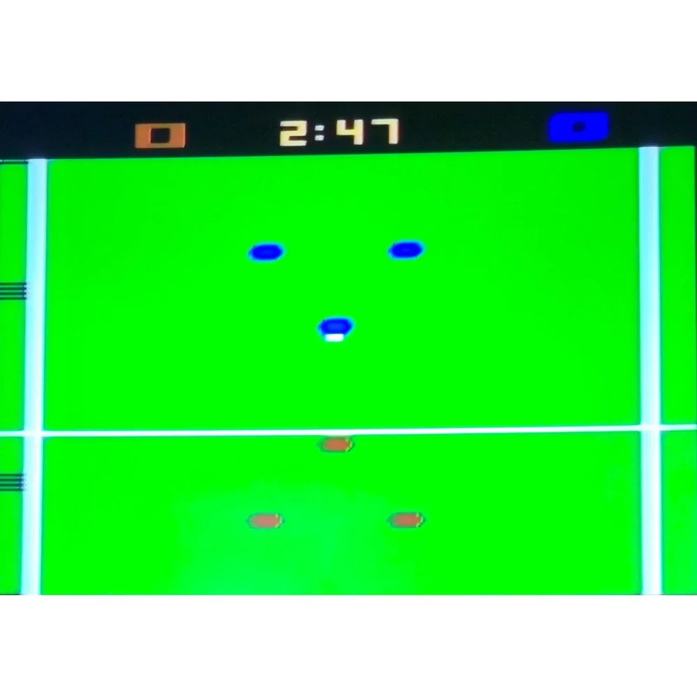 Pele's Championship Soccer (Atari 2600, 1980) Cartridge & Manual - Tested Works
